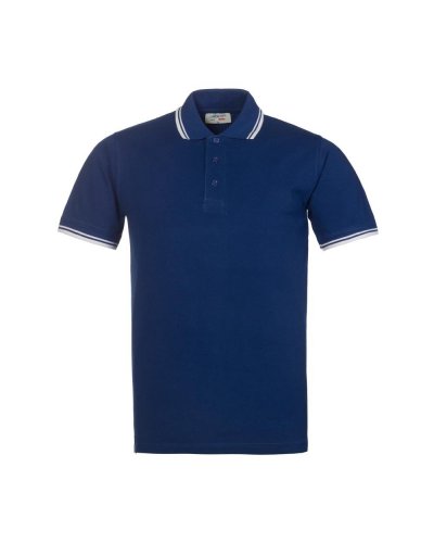 Polo Top Lancelot Azzurro / Bianco