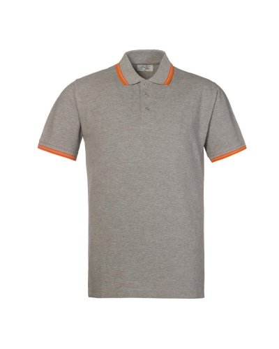 Polo Top Lancelot Grigio / Arancio