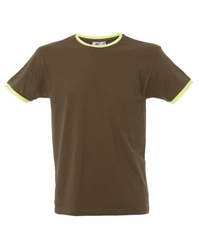T-shirt manica girocollo Lipsia Army Green