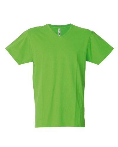 T-shirt uomo scollo a V Venezuela Light Green