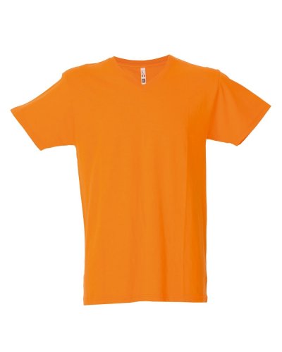 T-shirt uomo scollo a V Venezuela Orange