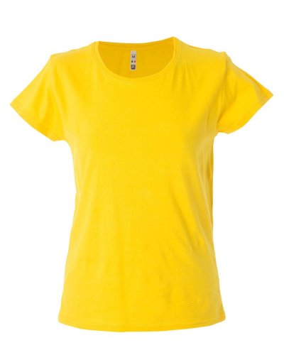 T-shirt girocollo Argentina Lady Yellow