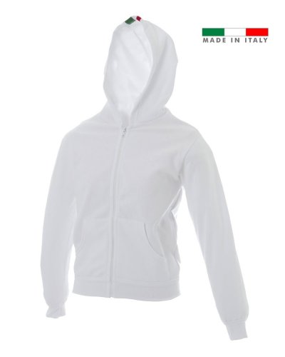 Felpa Donna made in Italy Alessandria White