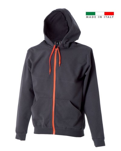 Felpa made in Italy Brescia man Grey