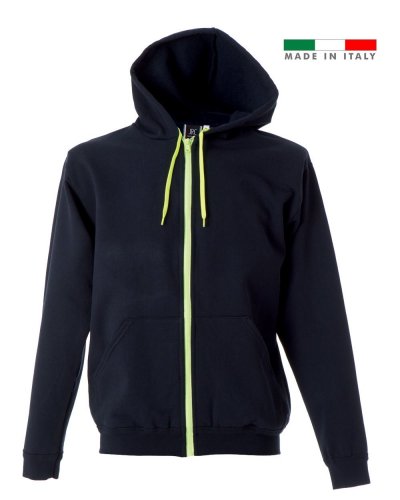Felpa made in Italy Brescia man Navy