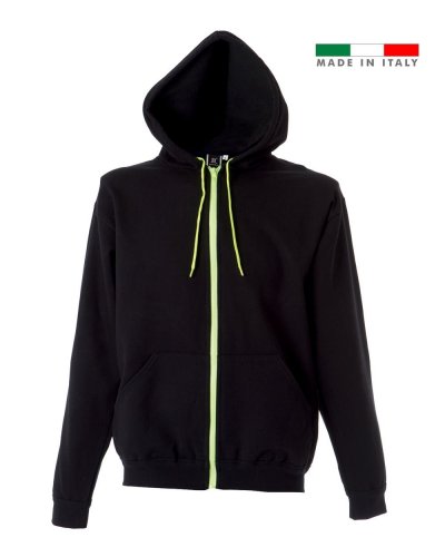 Felpa made in Italy Brescia man Black