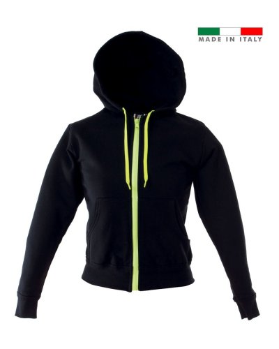 Felpa Donna made in Italy Brescia lady Black