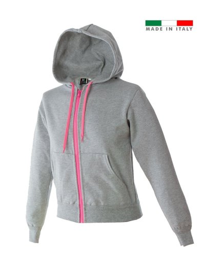Felpa Donna made in Italy Brescia lady Melange