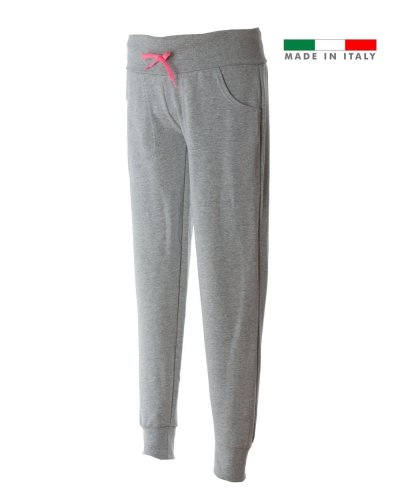 Pantaloni in felpa made in Italy Bergamo Lady