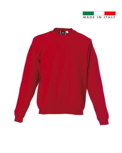 Felpa made in Italy Lecco Red