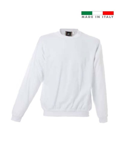 Felpa made in Italy Lecco White