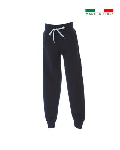 Pantalone in felpa Cuneo made in Italy Navy