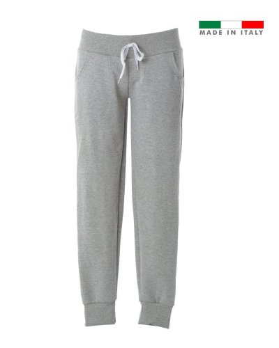 Pantaloni in felpa made in Italy Pavia Melange