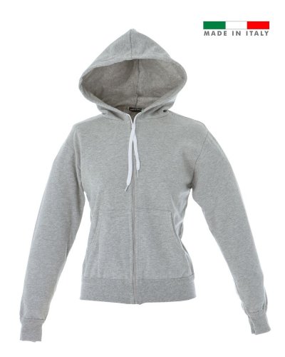 Felpa Donna made in Italy Mantova lady Melange