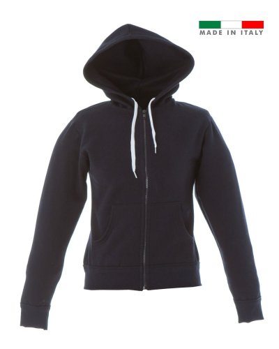 Felpa Donna made in Italy Mantova lady Navy