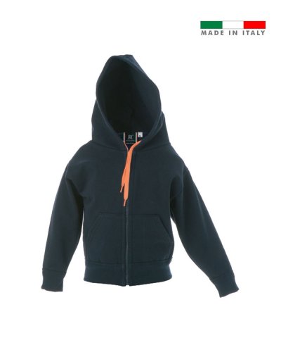 Felpa made in Italy Mantova boy Navy