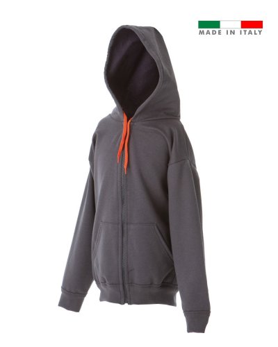 Felpa made in Italy Mantova boy Grey