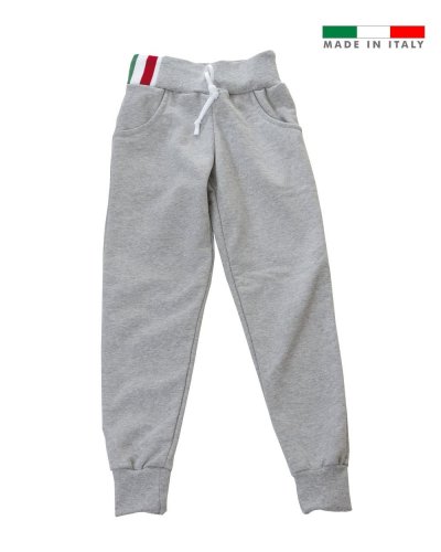 Pantalone bambino in felpa made in Italy Sorrento boy Melange