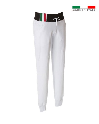 Pantaloni in felpa made in Italy Capri