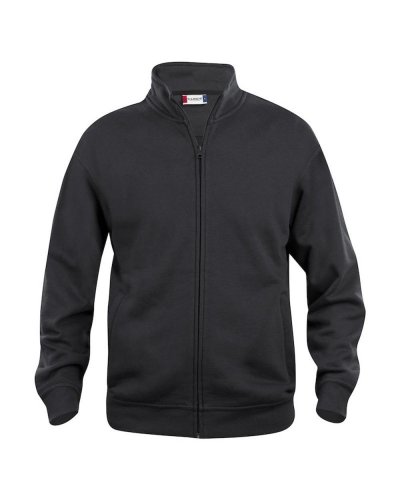 Felpa Basic Cardigan Nero