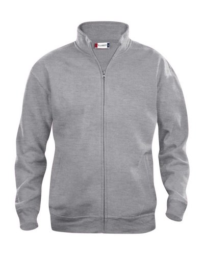 Felpa Basic Cardigan Grigio