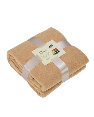 Fleece Blanket 130x170 Camel