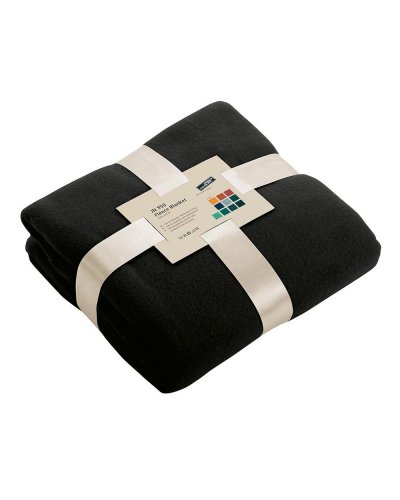 Fleece Blanket 130x170 Black
