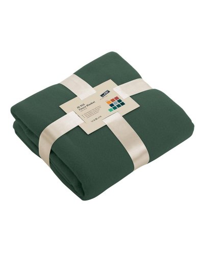 Fleece Blanket 130x170 Dark Green