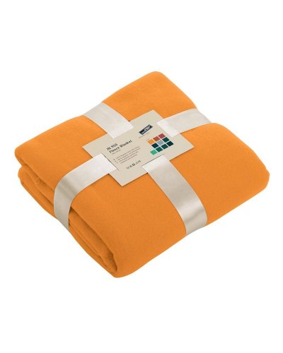 Fleece Blanket 130x170 Orange