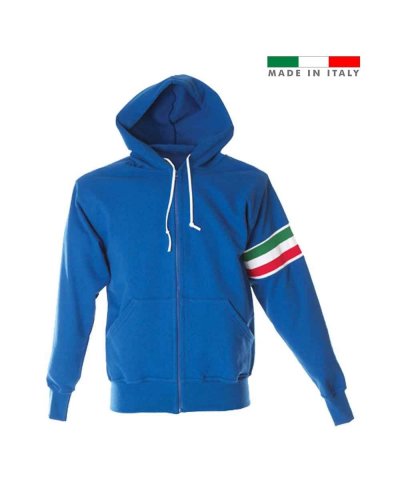 Felpa made in Italy 100% cotone Royal
