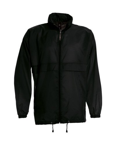 Giacca a vento leggera uomo Sirocco Black