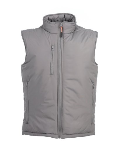 Gilet in polyester pongee Amburgo Grey