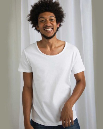 Men's Raw Scoop T