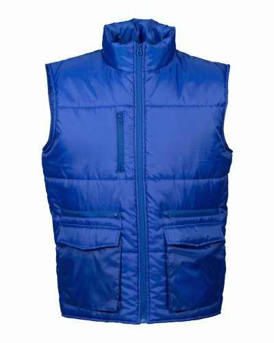 Gilet in nylon lucido e impermeabile