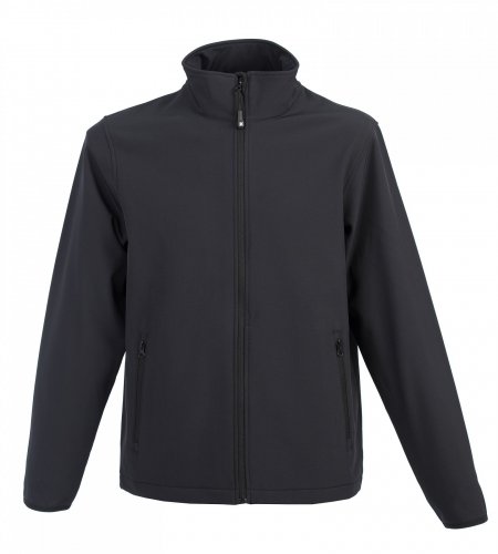 Giubbino Cortina in soft shell a 2 strati impermeabile Black