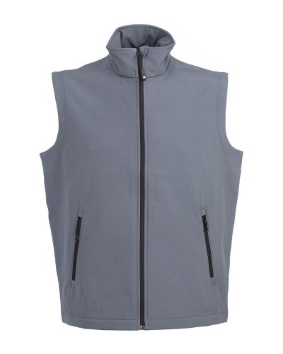 Gilet Santander in softh shell a due strati impermeabile Grey