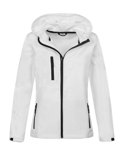 Active Softest Shell Hooded Jacket Bianco