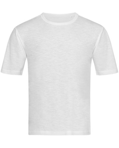 Camiseta orgánica Slub hombre  Bianco