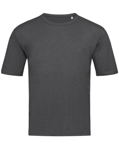Camiseta orgánica Slub hombre  Slate Grey