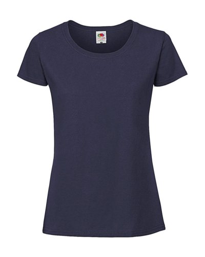 T-shirt donna Iconic 195 Ringspun Premium Navy