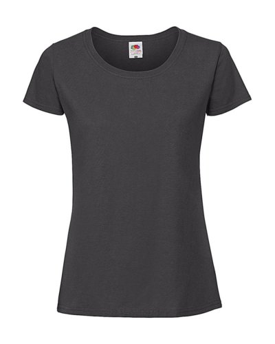 T-shirt donna Iconic 195 Ringspun Premium Light graphite