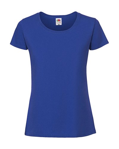 T-shirt donna Iconic 195 Ringspun Premium Royal