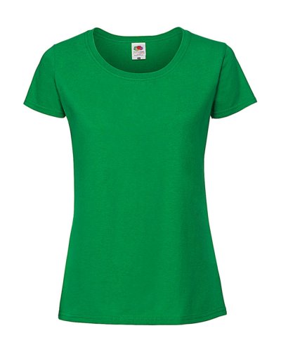 T-shirt donna Iconic 195 Ringspun Premium Kelly green