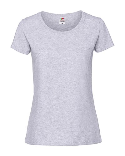 T-shirt donna Iconic 195 Ringspun Premium Ash