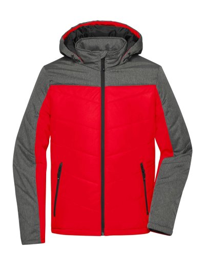 Men's Winter Jacket Red/Anthracite-Melange