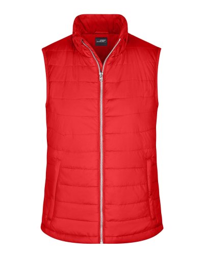 Ladies' Padded Vest Red