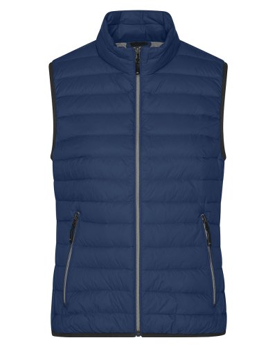 Ladies' Down Vest Indigo-blue/silver
