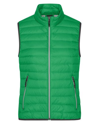 Ladies' Down Vest Fern-Green/Silver
