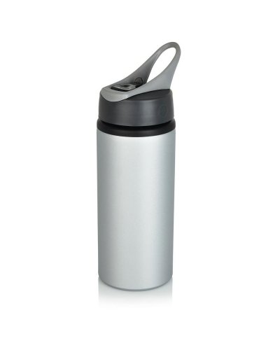 Bottiglia sportiva in alluminio 600 ml Grigio
