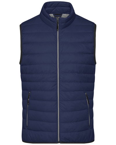 Men's Down Vest Navy/Silver